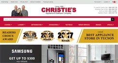 Desktop Screenshot of christiesappliancetucson.com